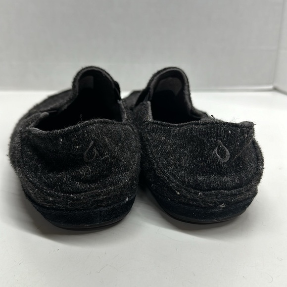 Olukai Moloa Hulu Slip On Slippers House Shoes Wool Blend Gray Men’s Size 9 main image 9